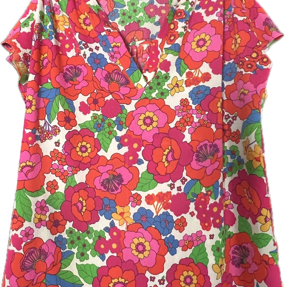 Sugarlips Floral V-Neck Women's Top
